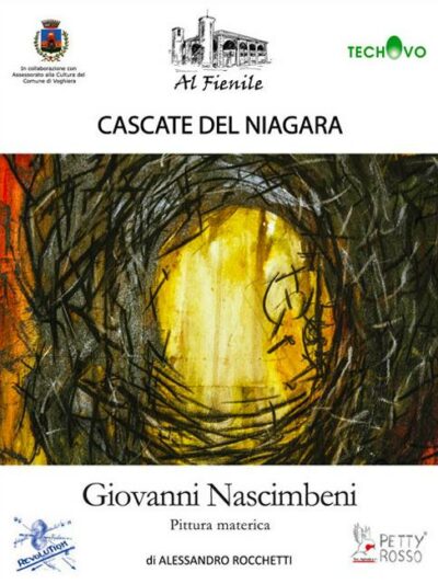 Cascate del Niagara. Giovanni Nascimbeni. Pittura materica – Alessandro Rocchetti